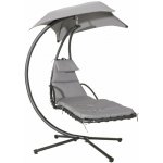 MultiGarden PH006 Závěsné zahradní lehátko se stříškou tmavě šedé – Sleviste.cz
