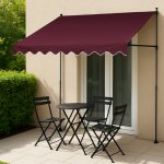 Aga Teleskopická markýza 300x120 cm Vínová – Hledejceny.cz