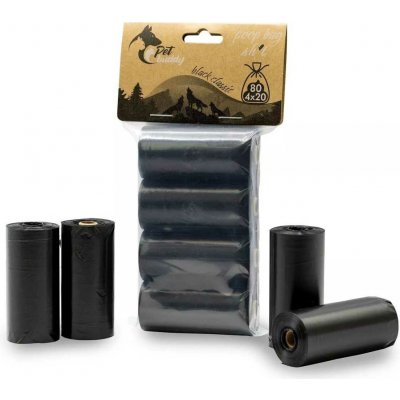 PetBuddy sáčky na exkrementy KLASIK 4 role á 20 sáčků s potiskem – Sleviste.cz