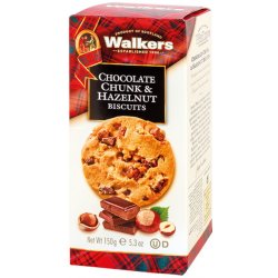 Walkers Hazelnut & Chocolate Chunk 150 g