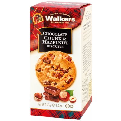 Walkers Hazelnut & Chocolate Chunk 150 g – Zboží Dáma