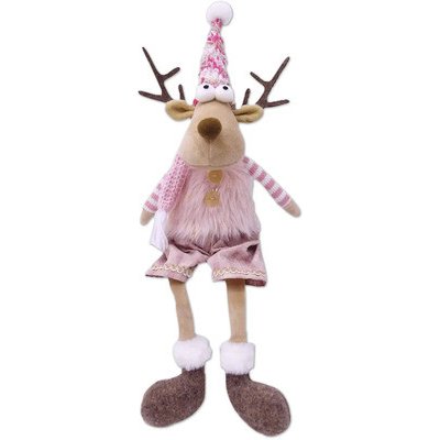 Plyšový sob Lafiora 48 cm růžový – Hledejceny.cz