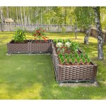 Garden King Modulární vyvýšený záhon MULTIFLEX 22 VZM95 240 x 40 x 22 cm – Zboží Dáma