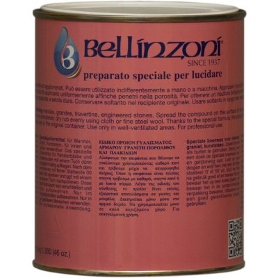 Bellinzoni Leštící pasta na mramory a žuly - černá - 750 ml 1,3 kg – Zbozi.Blesk.cz