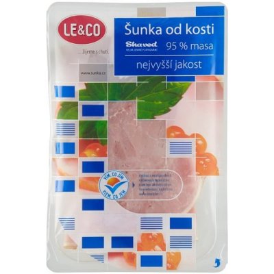 Le & Co Shaved Šunka od kosti nejvyšší jakosti 100 g – Zboží Dáma