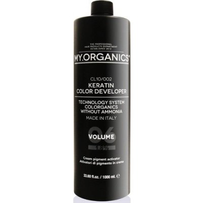 My. Organics Keratin Color Developer 6 Vol 1000 ml – Zboží Mobilmania