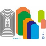 Wiler Vyřezávací šablona jmenovky velké 11 ks – Zboží Dáma