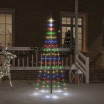 zahrada-XL Vánoční stromek na stožár 108 barevných LED diod 180 cm – Zbozi.Blesk.cz