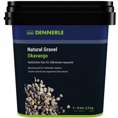 Dennerle přírodní štěrk Okavango 4-8 mm 2,5 kg – Zboží Dáma