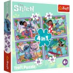 TREFL Lilo&Stitch Bláznivý den 4v1 35,48,54,70 dílků – Zboží Mobilmania