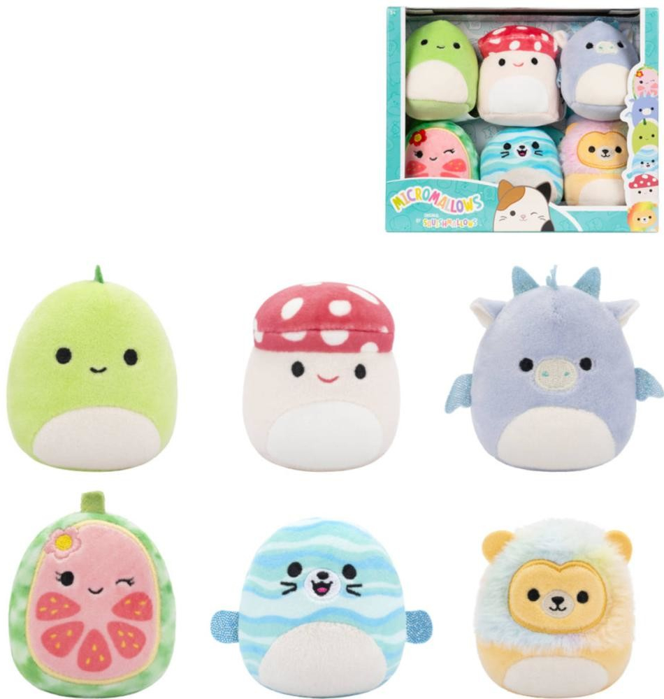 Squishmallows Micromallows postavičky 6ks II.