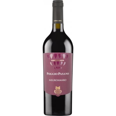 Fantini Vini Negroamaro Poggio Pasano Cantine Sava 2024 14% 0,75 l (holá láhev) – Hledejceny.cz