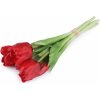 Květina Prima-obchod Umělá kytice tulipán, barva 4 červená
