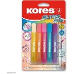 Kores lepidlo Glitter Glue pastelové barvy 5 x 10,5 ml – Zboží Dáma