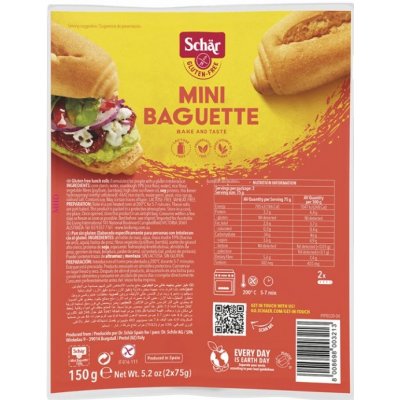 SCHÄR Mini Baguette bezlepkové bagety 150 g – Hledejceny.cz