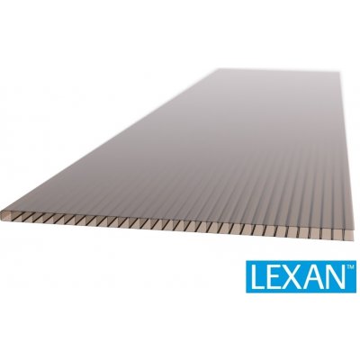 Lexan Polykarbonátová deska komorová 10 mm 2UV 2000 x 1500 mm bronz 1 ks – Sleviste.cz