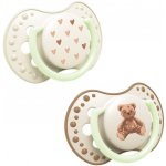 Lovi Dudlík svítící silikonový dynamický Teddy Love 2ks – Zboží Mobilmania