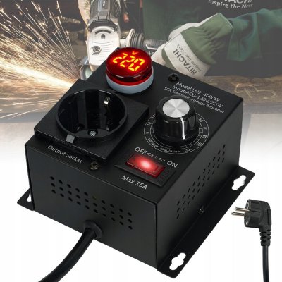 Bedee REGULÁTOR OTÁČEK MOTORU VÝKONU NAPĚTÍ 4000W 10-220V – Hledejceny.cz