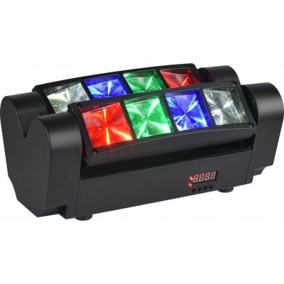 Light4Me Spider MKII Turbo LED 8x3W RGBW – Zboží Živě