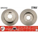 Brzdový kotouč TRW DF4742