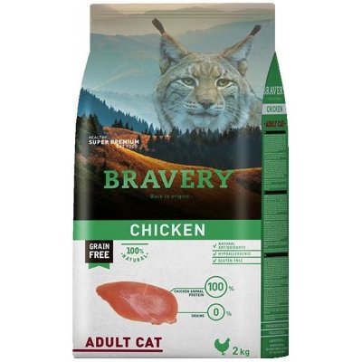 Bravery Cat ADULT kuře 7 kg – Hledejceny.cz