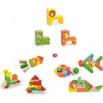 Viga kostky Viga Farma 50 dílů Multicolor – Hledejceny.cz