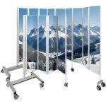 BEK Teknik Skládací zástěna paraván Parflex 165 cm 165 x 90 x 6 cm – Sleviste.cz