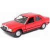 Sběratelský model Bburago Mercedes-Benz 190 E 2.6 1984 červený 1:24