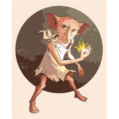 ZUTY Malování podle čísel DOBBY HARRY POTTER 40 x 50 cm – Zboží Mobilmania