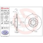 Brzdový kotouč BREMBO 09.9145.11 – Sleviste.cz