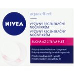 Nivea Visage Aqua Effect výživný regenerační noční krém 50 ml – Hledejceny.cz