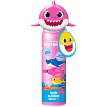 Pinkfong Baby Shark pěna do koupele + hračka růžová 300 ml