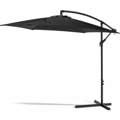 Bonami Essentials Happy Sun, 300 cm Černý slunečník bez podstavce – Hledejceny.cz