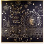 Accentra Adventní kalendář WINTER MAGIC NOIR ve čtvercové krabičce – Zboží Dáma