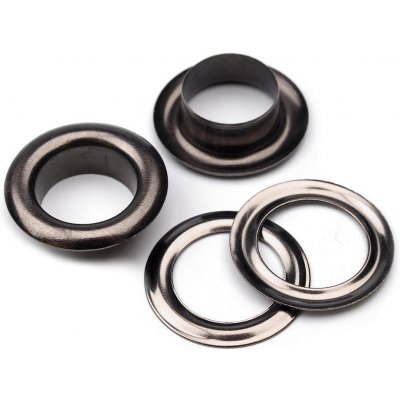 Průchodky s podložkou vnitřní Ø10 mm / vnější Ø16 mm, střední, 3 nikl černý – Hledejceny.cz