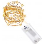 SPRINGOS LED řetěz Nano Hvězdy 2m 20LED 2xAA teplá bílá – Hledejceny.cz