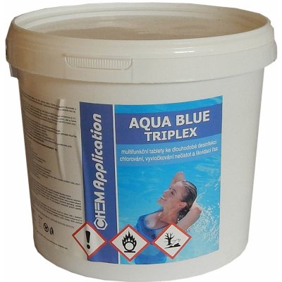 CHEM APPLICATION Aqua Blue Triplex multifunkční tablety 5 kg – Hledejceny.cz