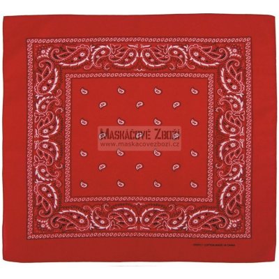 Bandana šátek červený – Zboží Mobilmania