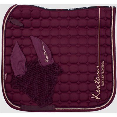 Kentaur set podsedlová dečka a čabraka Rose Gold švestková – Zboží Dáma