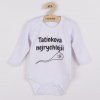 Kojenecké body New Baby Body s potiskem Tatínkova nejrychlejší