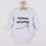 New Baby Body s potiskem Tatínkova nejrychlejší – Hledejceny.cz