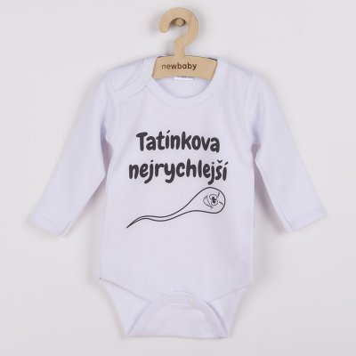 New Baby Body s potiskem Tatínkova nejrychlejší – Zbozi.Blesk.cz