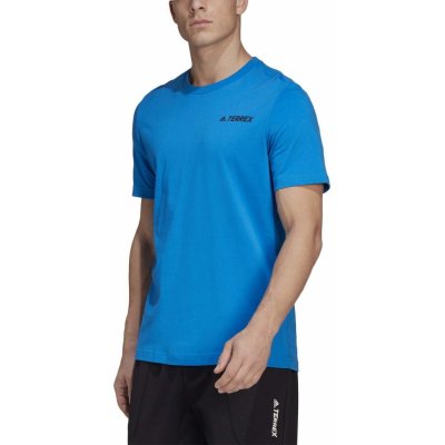 adidas pánské tričko TX MOUN GFX TEE HE1648 Modrý – Hledejceny.cz