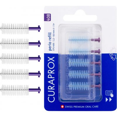 Curaprox CPS 408 PERIO Refill mezizubní kartáčky 5 ks blistr – Hledejceny.cz