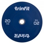 TRINFIT Olympijský kotouč Bumper Plate Training 20 kg 50 mm – Zboží Mobilmania