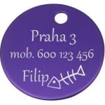 Šperky4U Hliníková psí známka kulatá 30 mm PZ013 VI – Sleviste.cz