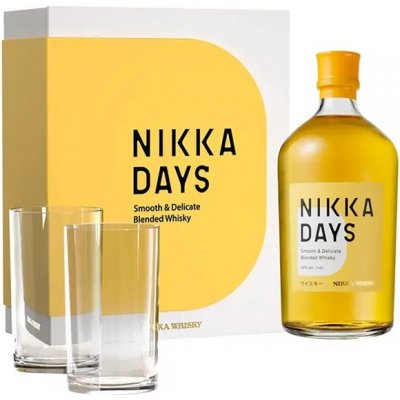 Nikka Days 40% 0,7 l (dárkové balení 2 sklenice) – Hledejceny.cz