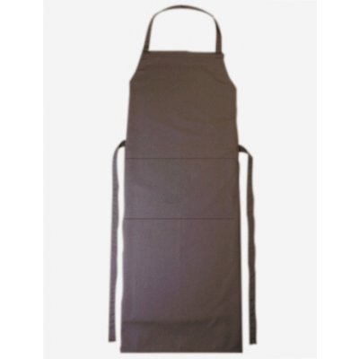 Workwear Verona Dlouhá pracovní zástěra s laclem 01146-01 Taupe – Hledejceny.cz