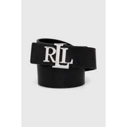 Ralph Lauren Kožený pásek Lauren dámský černá 412935631