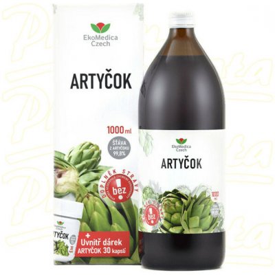 EkoMedica Czech Artyčok 99,8 % šťáva z artyčoku 1000 ml – Hledejceny.cz